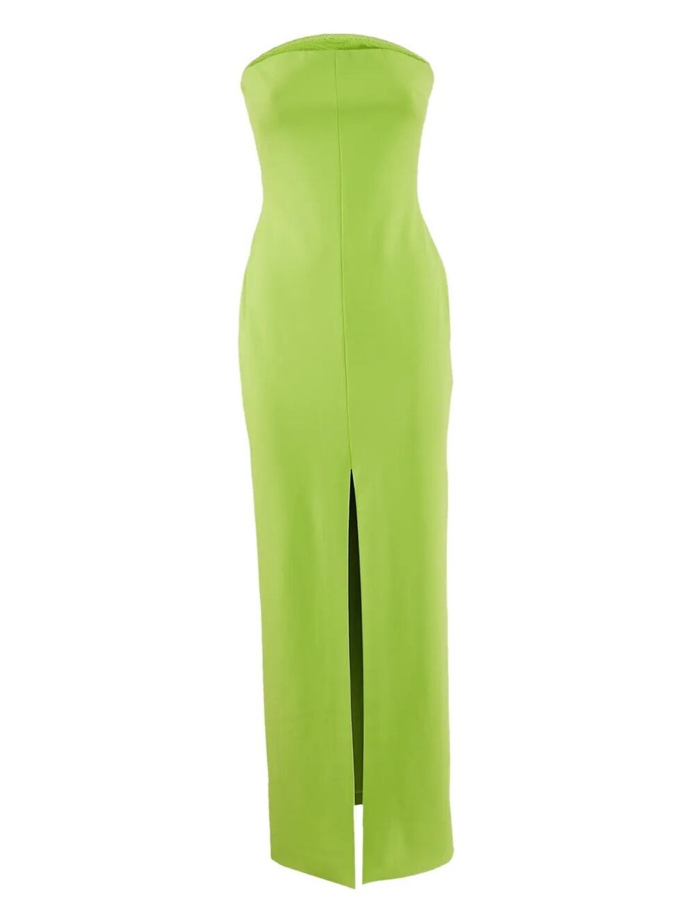 SOLACE London Structured Crepe Strapless Maxi Dress - S